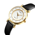 Top Fashion Women Charm Bracelet Wrist Watch Diamond Skmei 1330 Brand Ladies Minimalist Leather Waterproof Luxury Quartz Watch